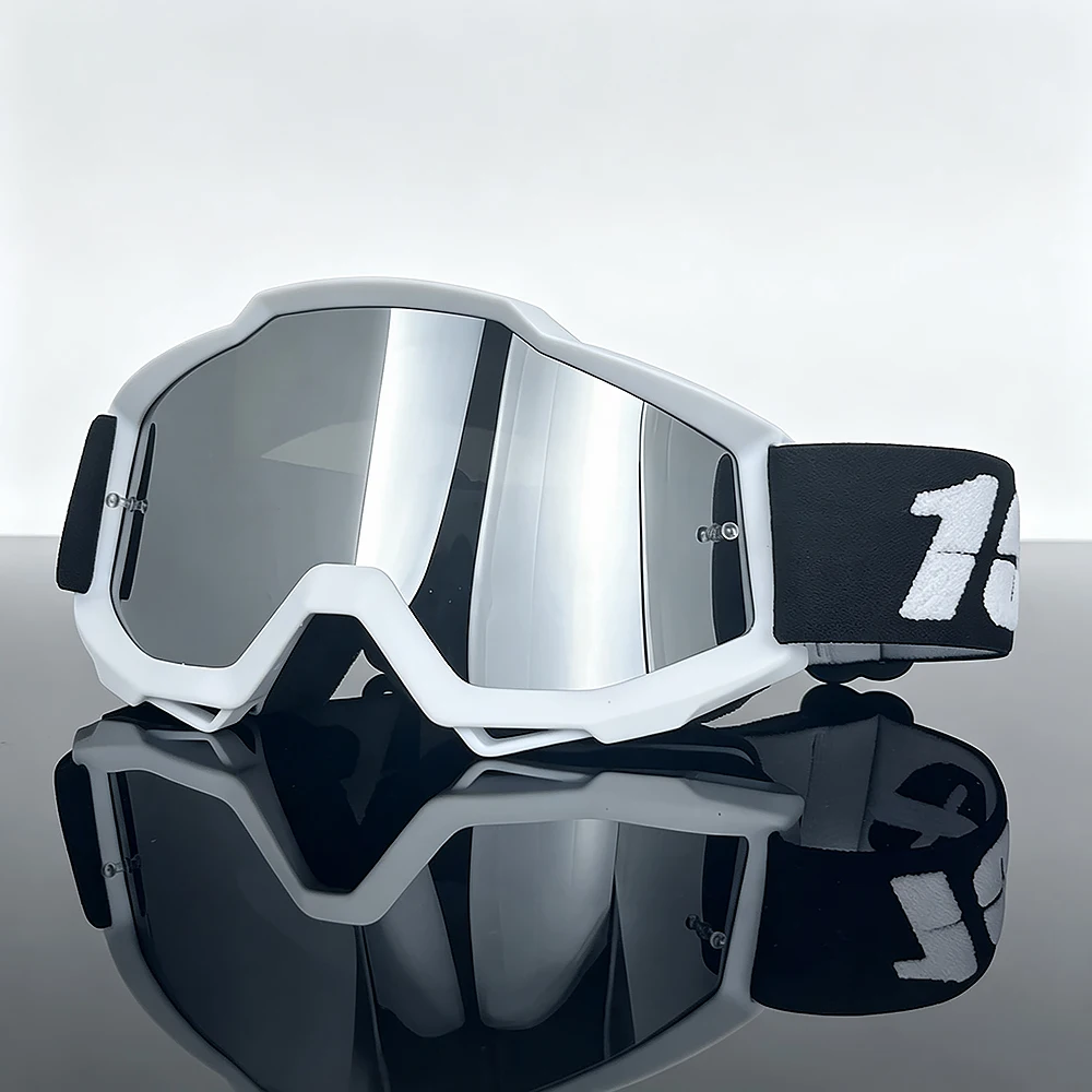 Newest Motorcycle Goggles HD Lenses Windproof Sports Motocross Glasses Man MTB Mask Cycling Racing Off-Road UV400 Sunglasses