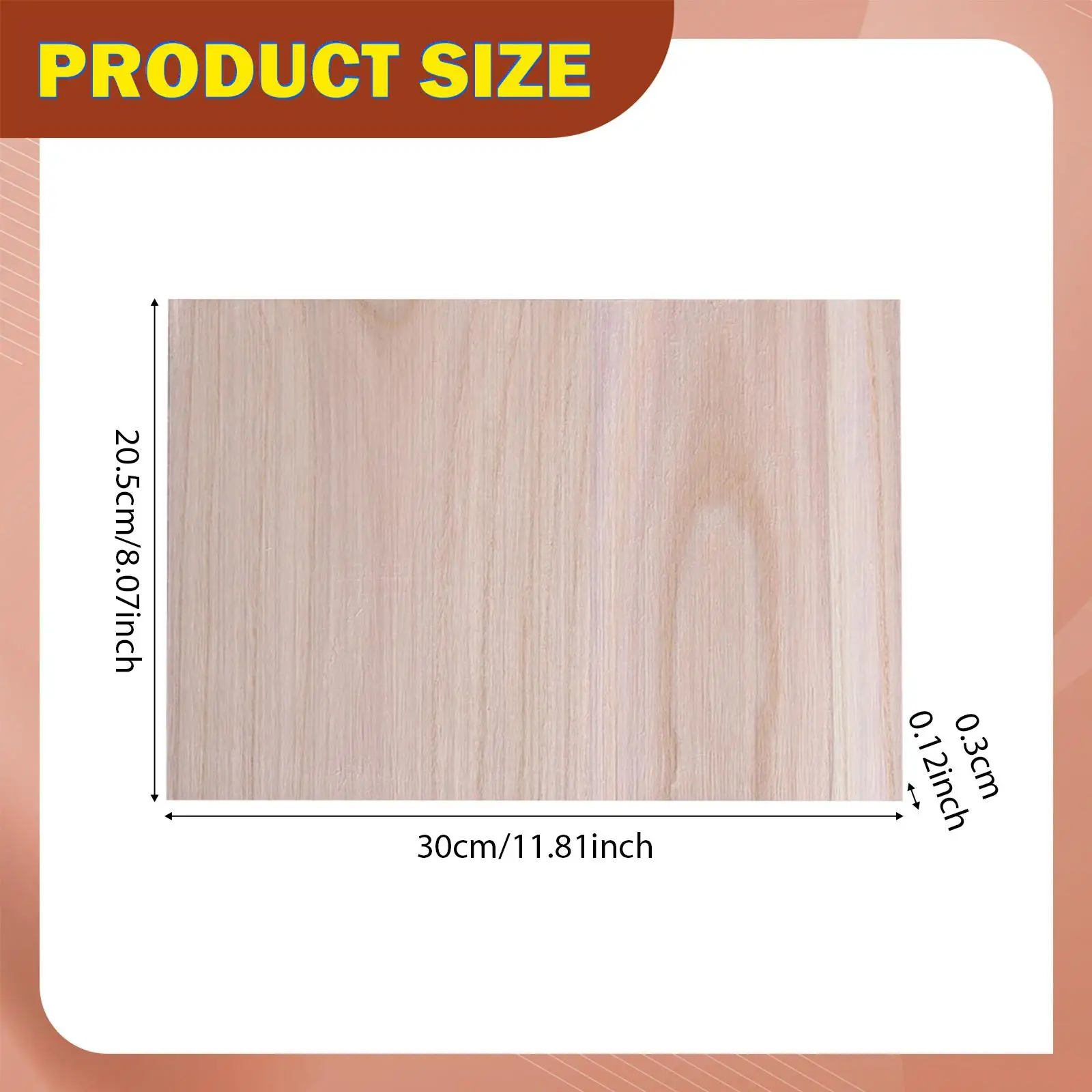Martial Arts Wooden Breaking Board Professional Kick Board Accessory for Taekwondo and Karate Demonstrations