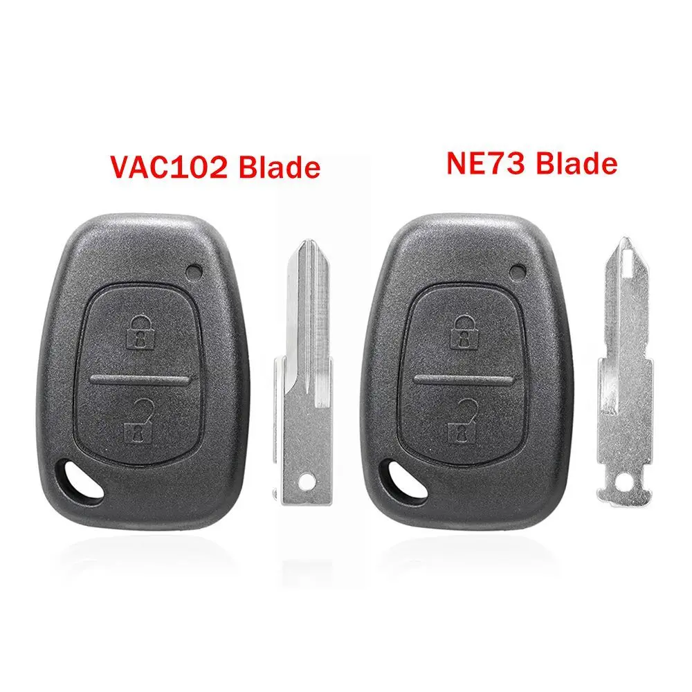 Car Key 2 Button for Renault Kangoo ( 2003 - 2011 )|for Renault Master  ( 2005 - 2010 )|for Renault Traffic   ( 2004 - 2013 )