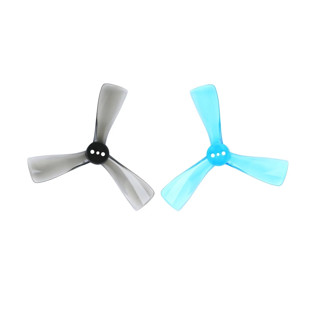 Für Nazgul Cine 2,5 Zoll Tri-Blade/3 Blade Propeller Prop CW CCW für Fpv Protek25 Drohne Teil-Blau