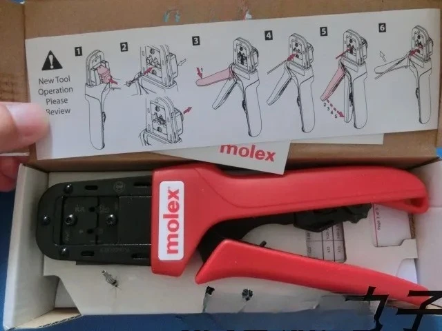 M-OLEX Mini-Fit 5556 5558, ручные обжимные клещи с храповым механизмом 63819-0901 0638190901