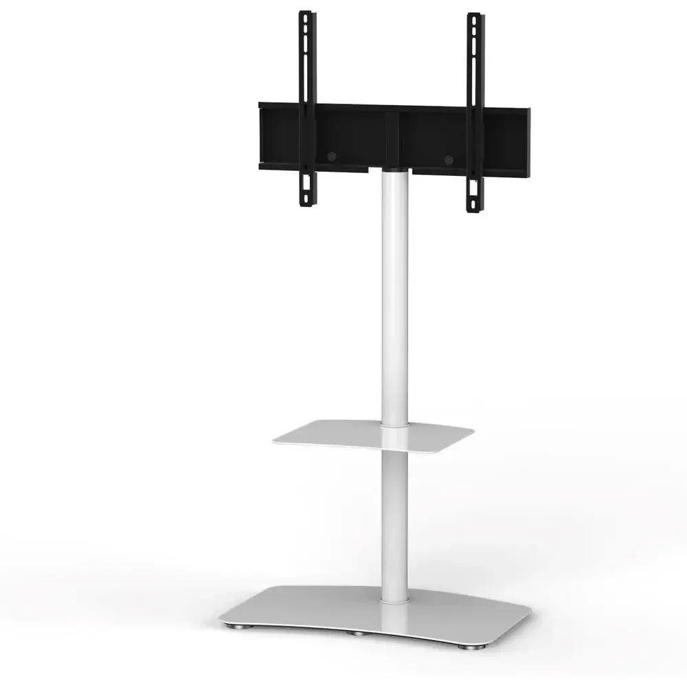 

Luxury Swivel TV Stand with Tempered Glass Base for TVs up to 65 Inch