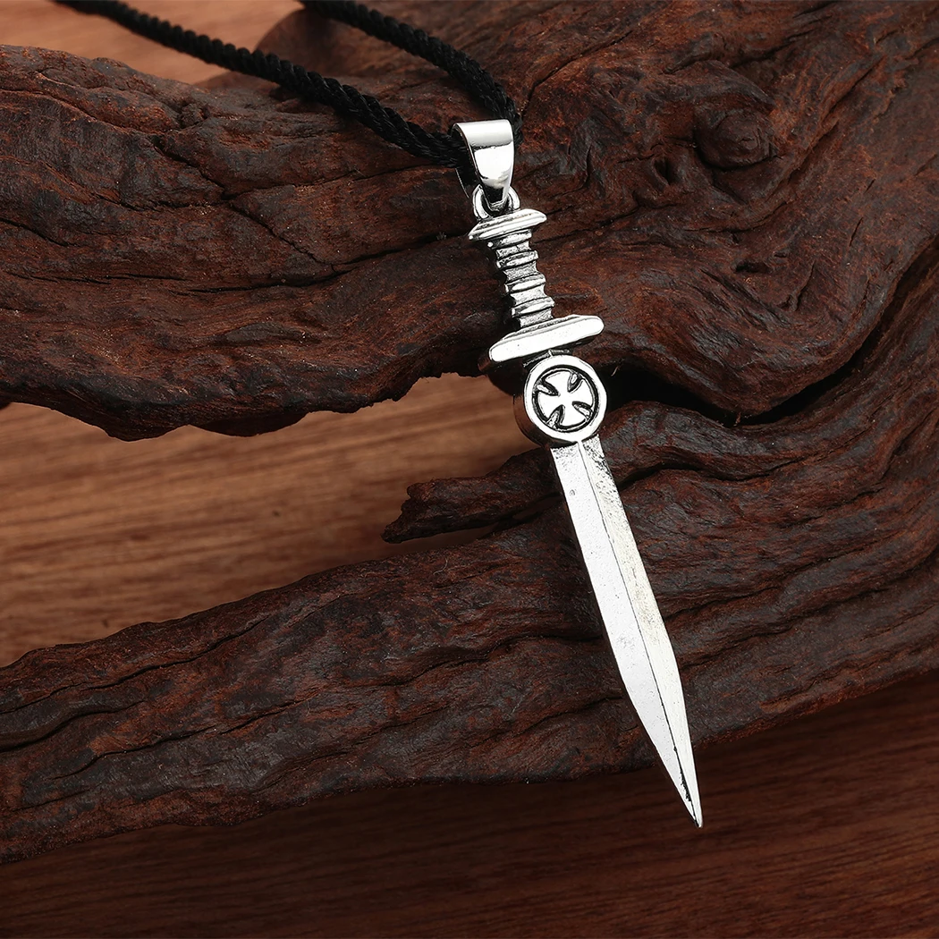 Cxwind Stainless Steel Templar Cross Letter Opener, Templar Symbol Medieval Sword Envelope Opener, Christ Warrior, Cross Patty
