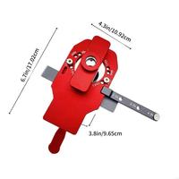 Simple 2 In 1 Concealed Hinge Jig Plate 35mm Hole Drill Guide Locator Tool for Efficient Cabinet Hardware Installation