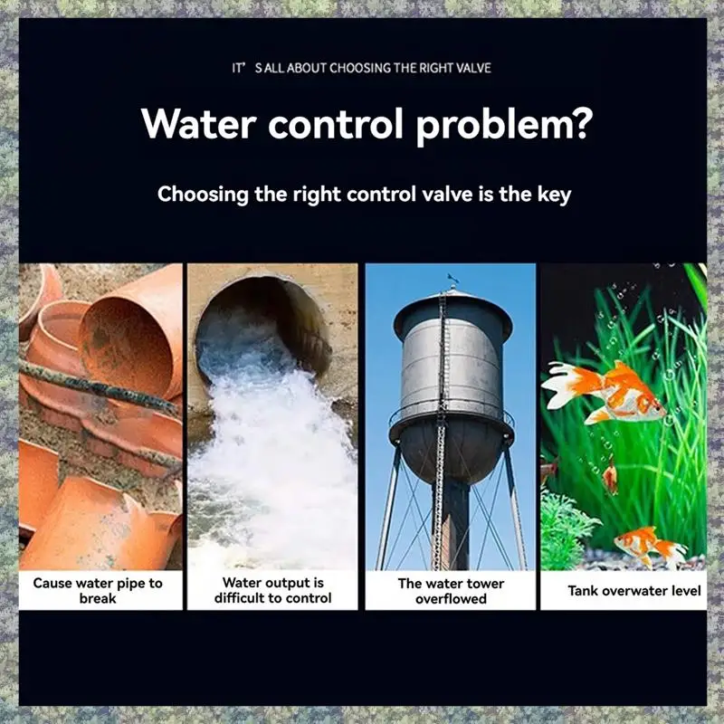

WON 2Pcs Automatic Float Valve Water Level Control Switch Horizontal Inflow Installed Inside Tower Tank