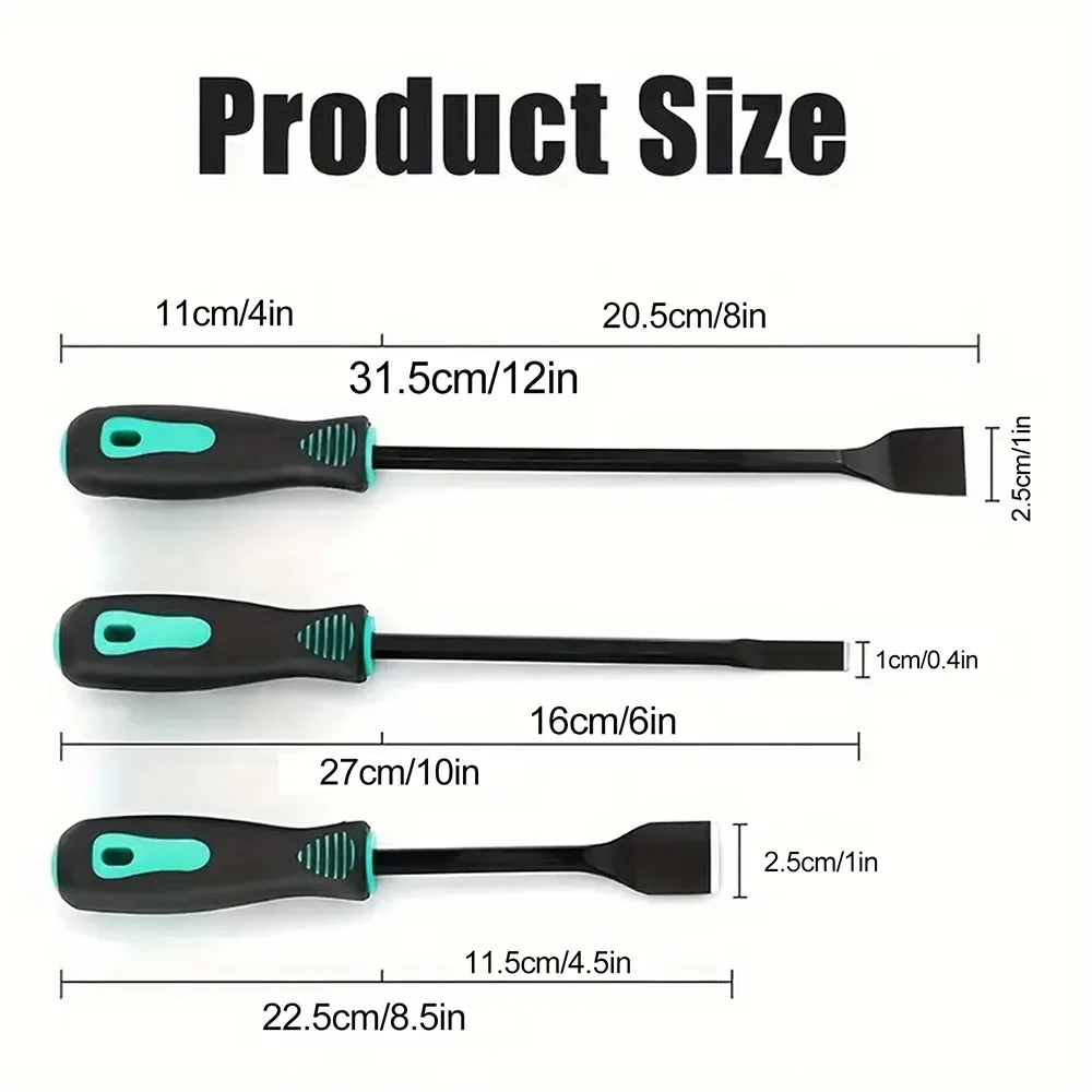 1/3Pcs Cylinder Scraper Industrial Grade Motorcycle Gasket Scraper Rust Removal Motor Cleaning Oil Dirt Sealant Clean-up Tool