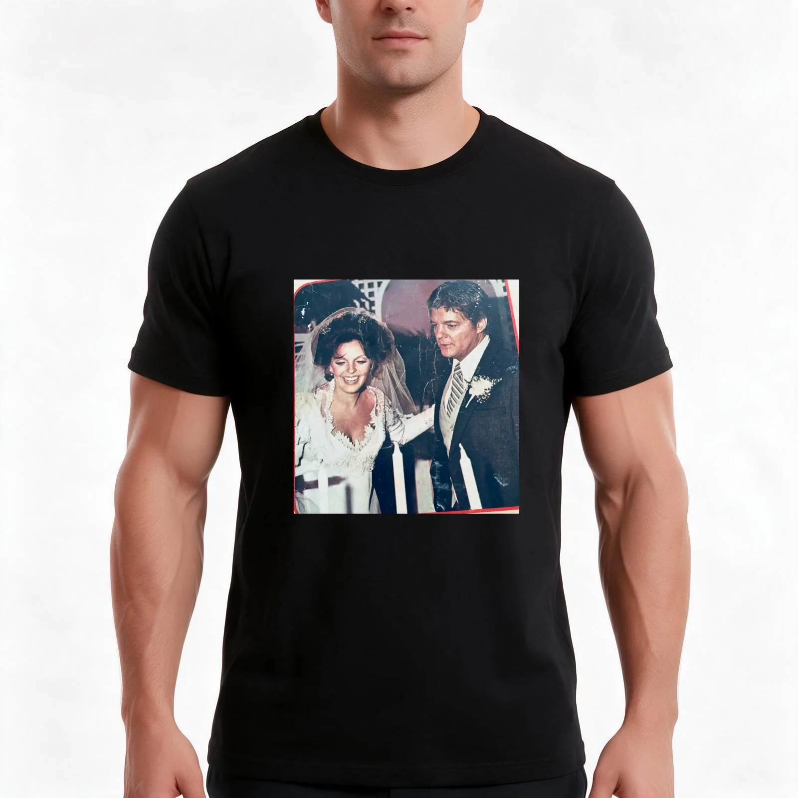Doug and Julie, married at last! T-Shirt Summer Casual Cotton Tee, Unisex Men Women