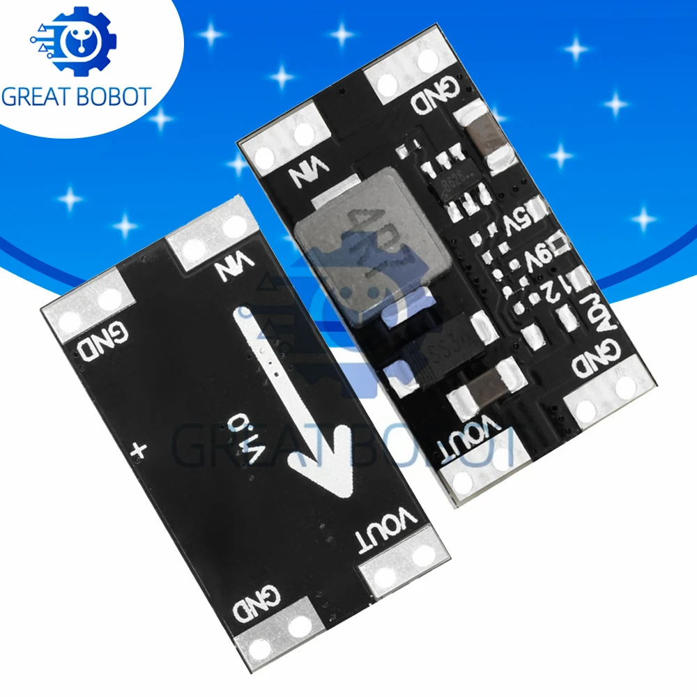 XL3608 2A Mini Boost DC-DC Step Up Power Module 2.5V-11.5V Input Output 5V 9V 12V Voltage Regulator Board