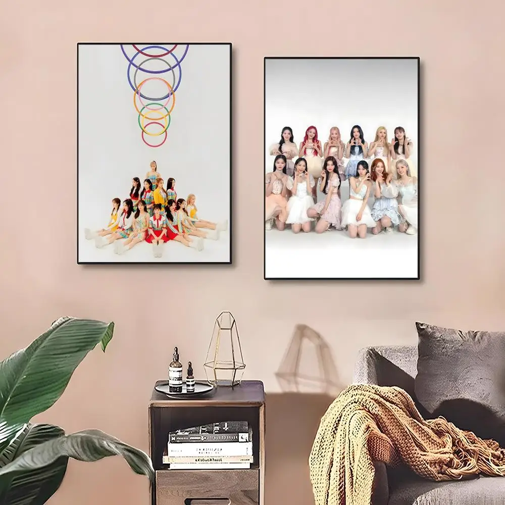 LOONA Kpop Performance Painting Calligraphy Poster ‌decor Canvas Modern living room
