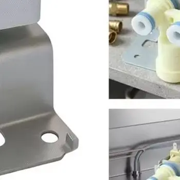 Dual Solenoid Water= Inlet Valve WR57X10052 Compatible With GE=Hotpoint=RCA Refrigerators Ice=Maker Replacement Part Leak=Proof