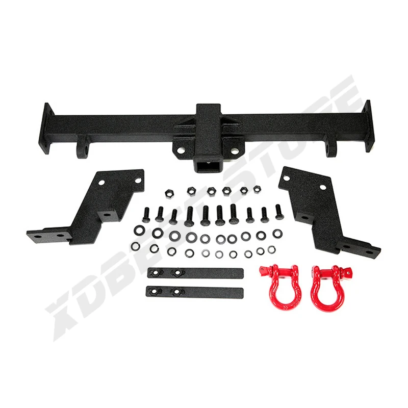 Car Tow Bar without/with D-Ring For Suzuki Jimny GEN4 2019-2023 JB64 JB74 Rear Bumper Trailer Bar Parts Trailer Arm Accessories