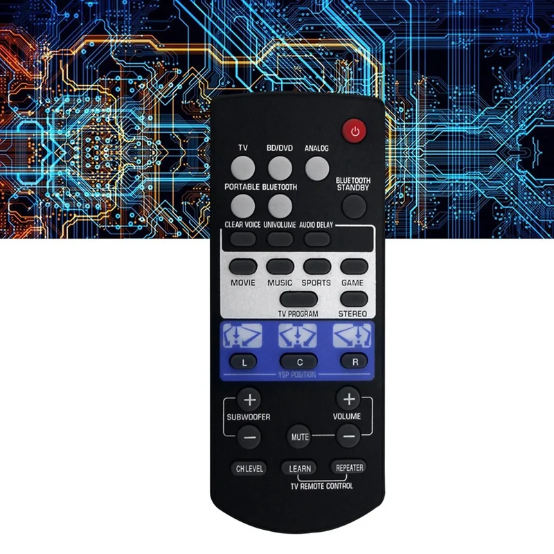 Replace FSR80 ZG80760 Remote Control For Yamaha Soundbar YSP-1400BL YSP1400 YSP-1400 Audio System