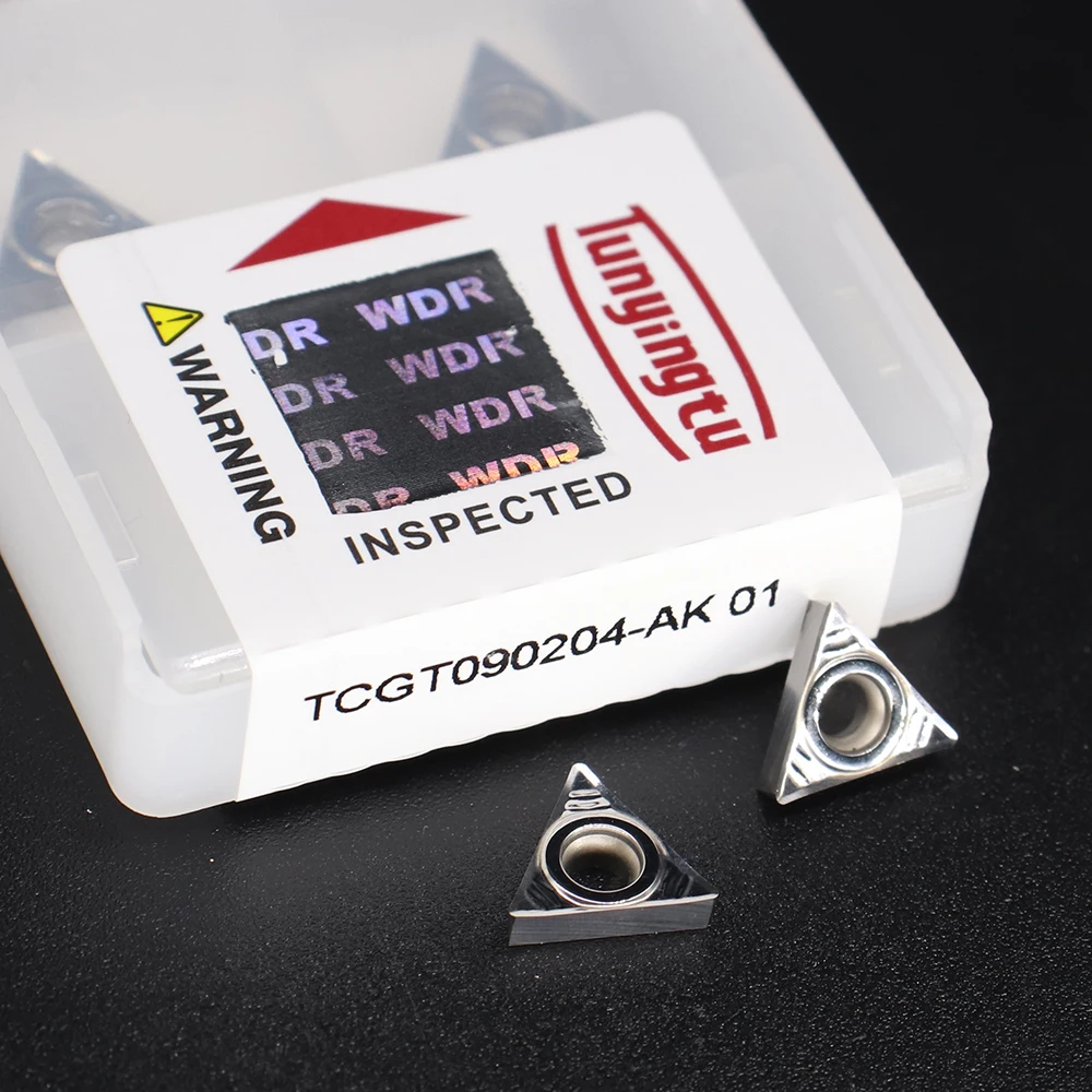 TCGT090202 TCGT090204 TCGT110202 TCGT110204 TCGT16T304อลูมิเนียมกลึงโลหะคาร์ไบด์ Mesin Bubut CNC การประมวลผลตัดเครื่องมือ