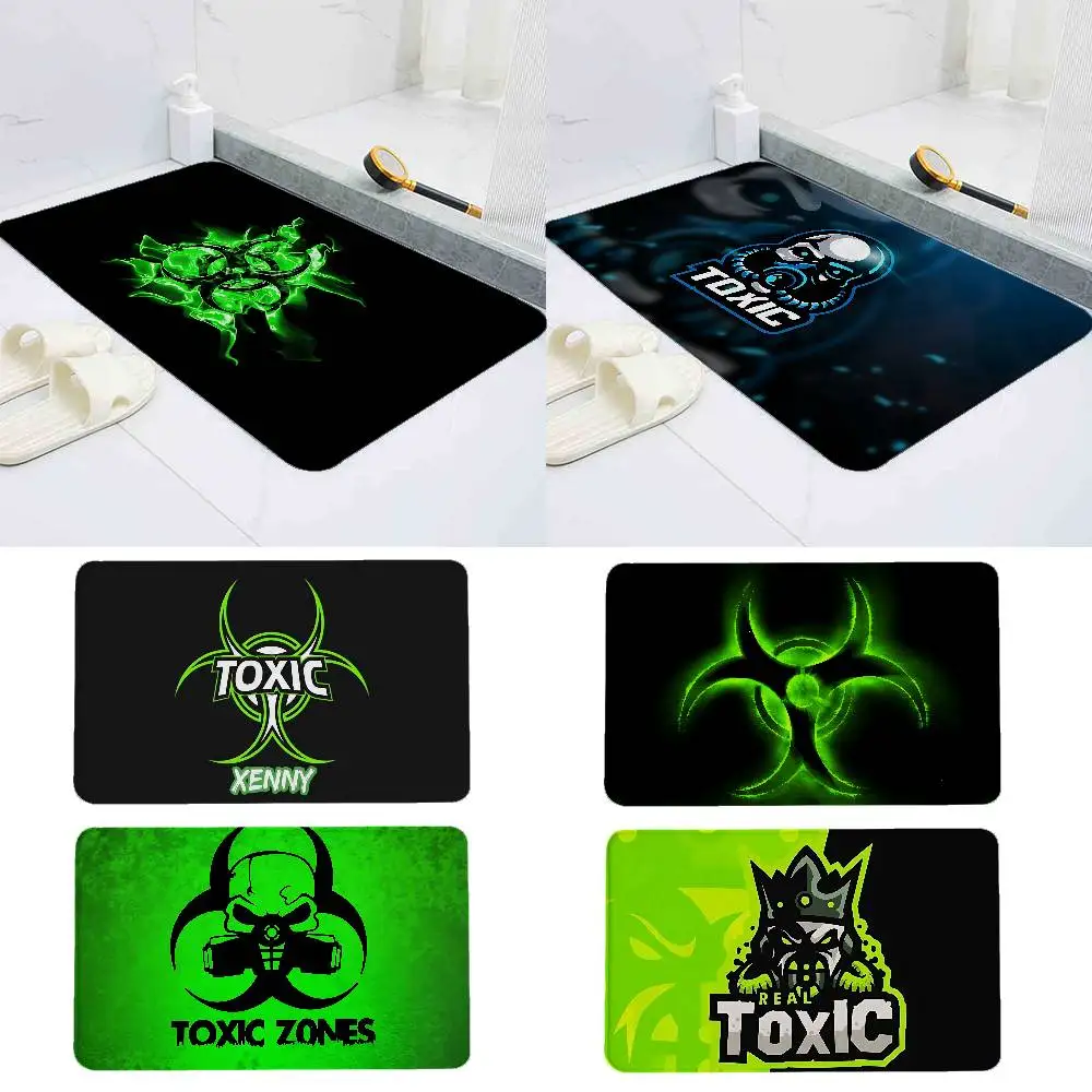 

T-Toxic Floor Mat Home Durable Floor Mat For Entrance Bedroom Washroom Bathroom Doorways Absorbent Non-Slip Foot Mats