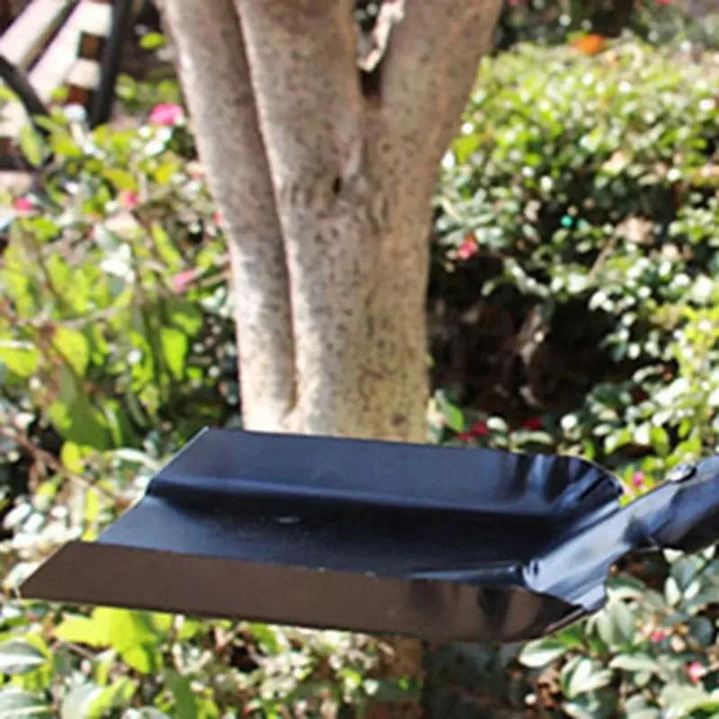 قطعة واحدة من مجرفة المدخنة الفولاذية - مجرفة رماد لتنظيف الموقد مع مجرفة، أداة أساسية للمدفأة وملحقات الموقد الخشبي