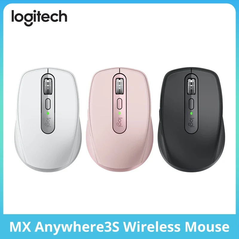 

Logitech Master Series MX Anywhere 3S Bluetooth Wireless Silent Mouse,Portable .Quiet, for Laptop and Office