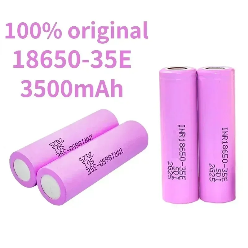 New Origineel Voor 18650 3500Mah 20A Ontlading INR18650 35E 1-10PCS 3.7V Li-Ion Oplaadbare Rechargeable Battery