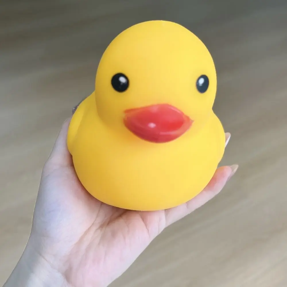 Portable Non-Bounce Squishy Duck Animals Soft Texture Duck Pinch Yellow Elastic Sensory Stress Adults