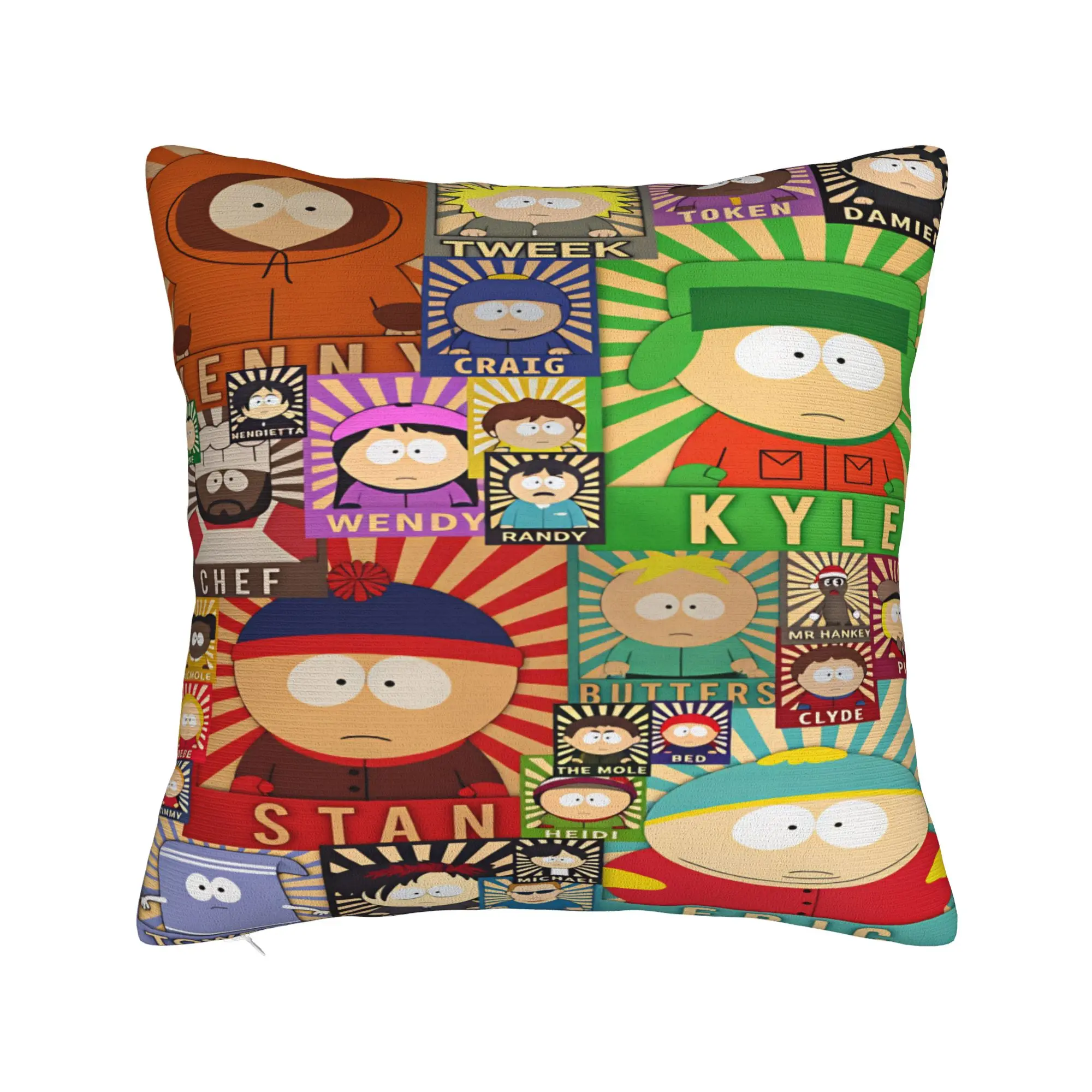 Pillow Cover S-south Anime P-park   Fashion Pillow Case For Sofa Home Decoration Pillowcases