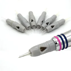 10/50/100pcs Microblading Cartridge for Charmant Liberty Permanent Makeup Eyebrow Lips Eyeliner Pen Grey Tattoo Machine Needle