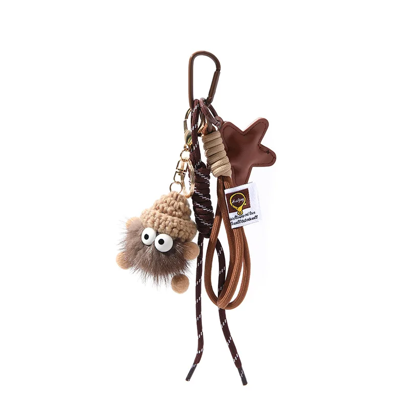 للجنسين حقيبة قلادة صغيرة الفحم الكرة حقيبة الكاميرا قلادة تزيين مُثبت الديكور للفتيات لطيف موضة مضحك قلادة بسيطة