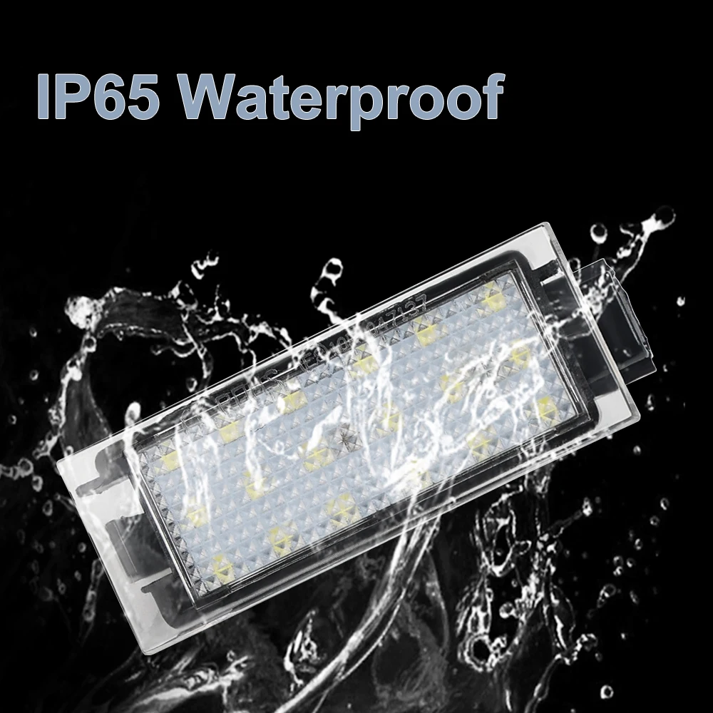 2PCS  License Plate Light  Canbus Car LED Number  Renault Twingo II Clio IV Laguna 2 Megane 3 Twingo Master Vel Satis Car Lights