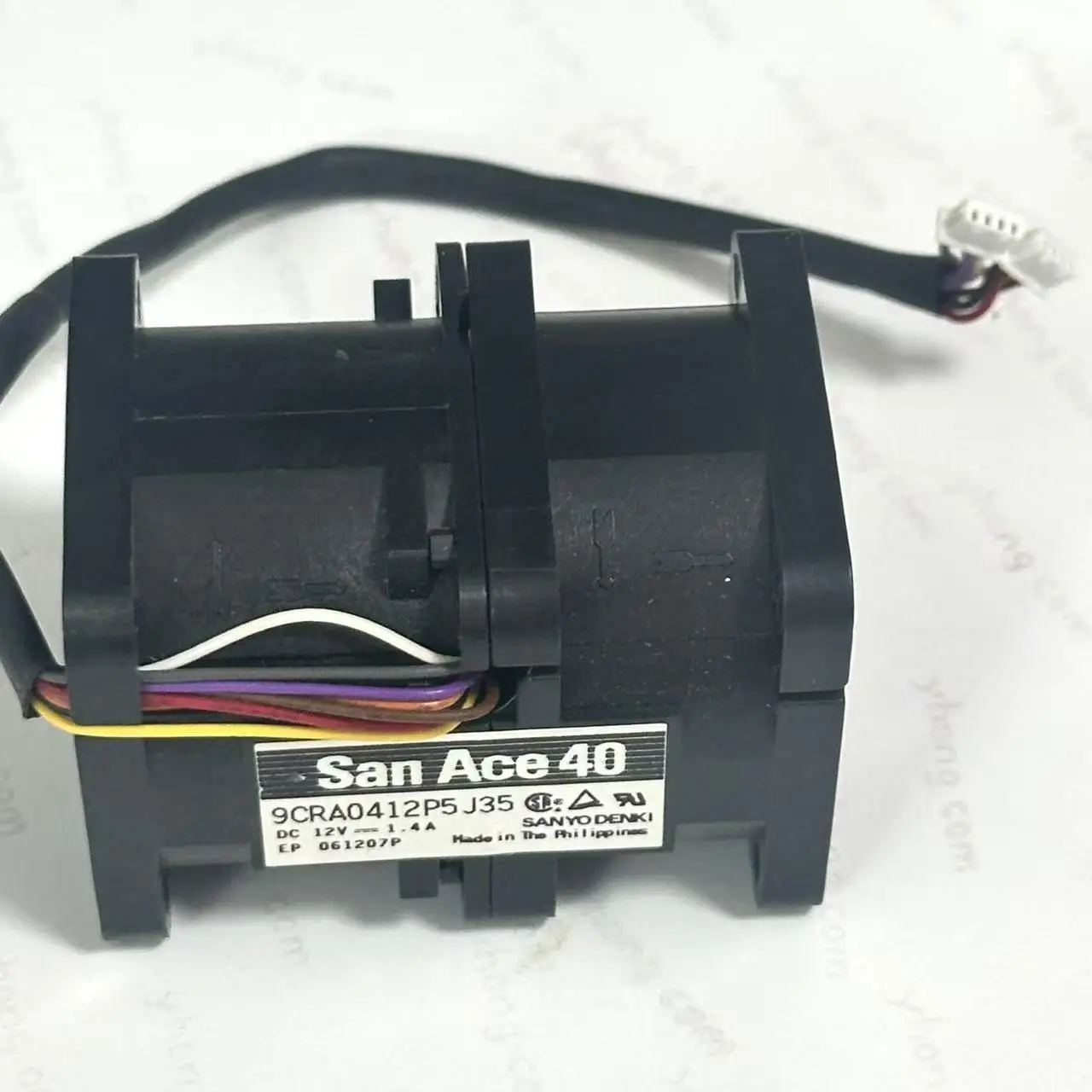 Sanyo Denki 9CRA0412P5J35 DC 12V 1.4A Server Cooling Fan