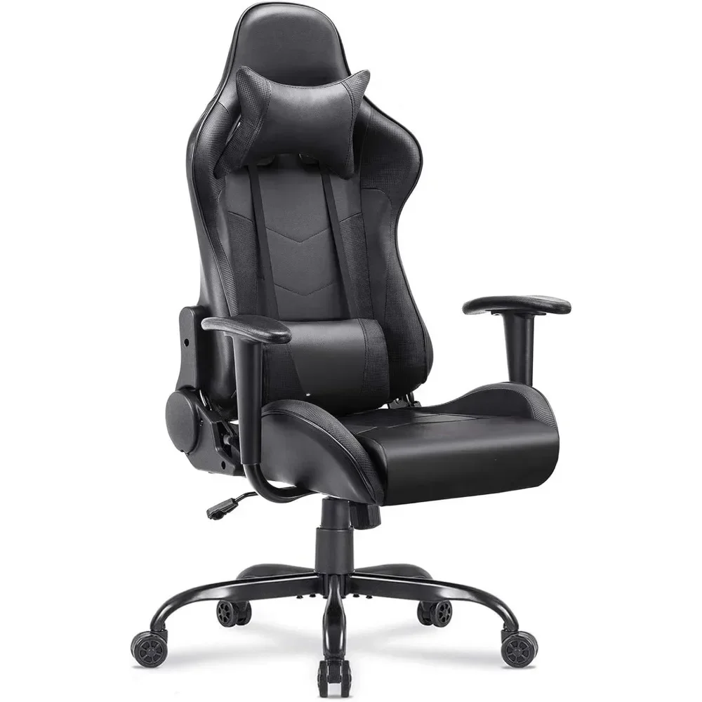 

Ergonomic Gamer For Adults, 330 lbs PC Computer Chair, Gamer Height Adjustable Swivel Chair with Lumbar Support and Headrest