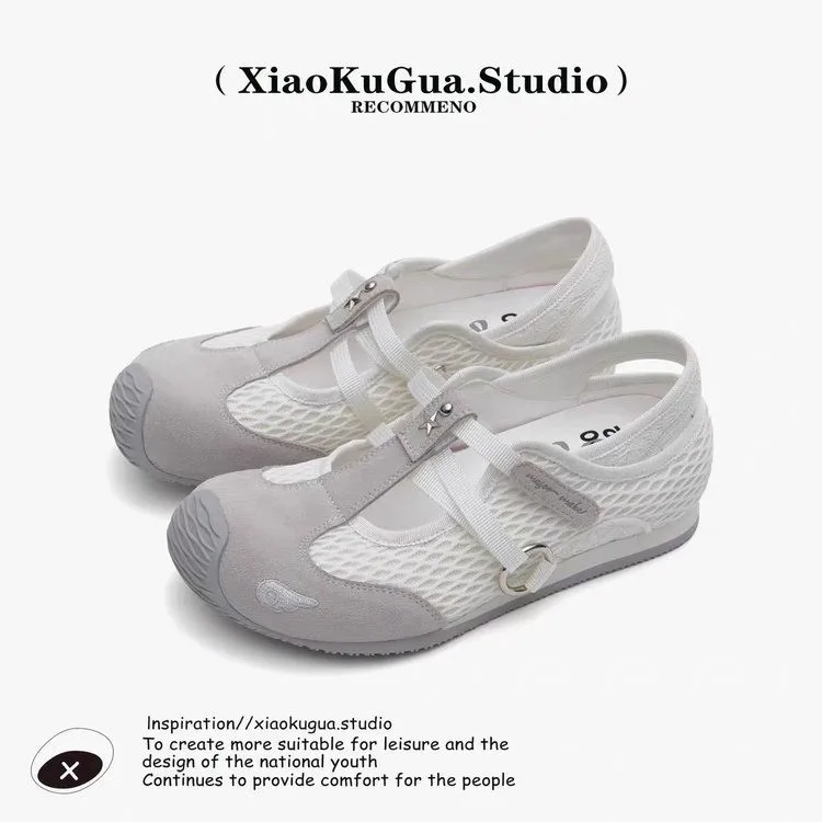 Summer New Mesh Breathable Fashion Sandals Popular Flat Casual Shoes Sports Shoes