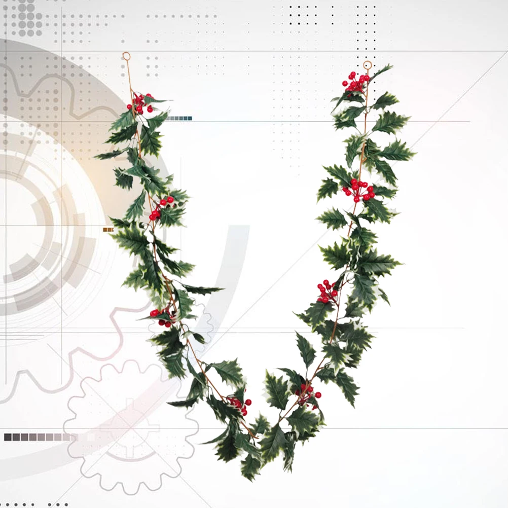 

Christmas Cane Berry Decor Artificial Rattan Winter Simulation Xmas Hanging Festive Atmosphere Reusable Christmas DecorFlower
