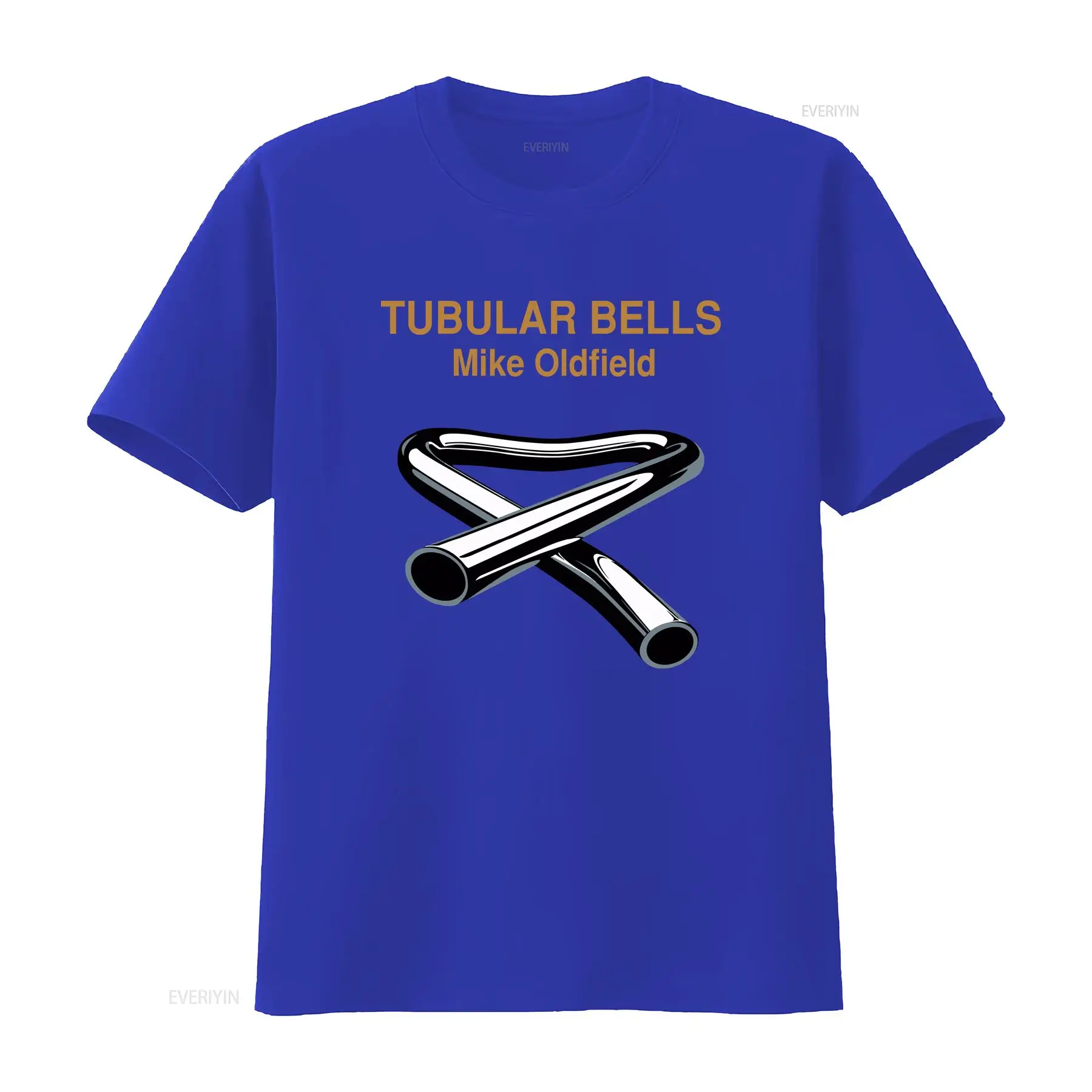 2025 نموذج جديد مايك أولدفيلد ألبوم أجراس أنبوبي تي شيرت AyersBedford قطن تي شيرت بأكمام طويلة عتيق عتيق مغسول