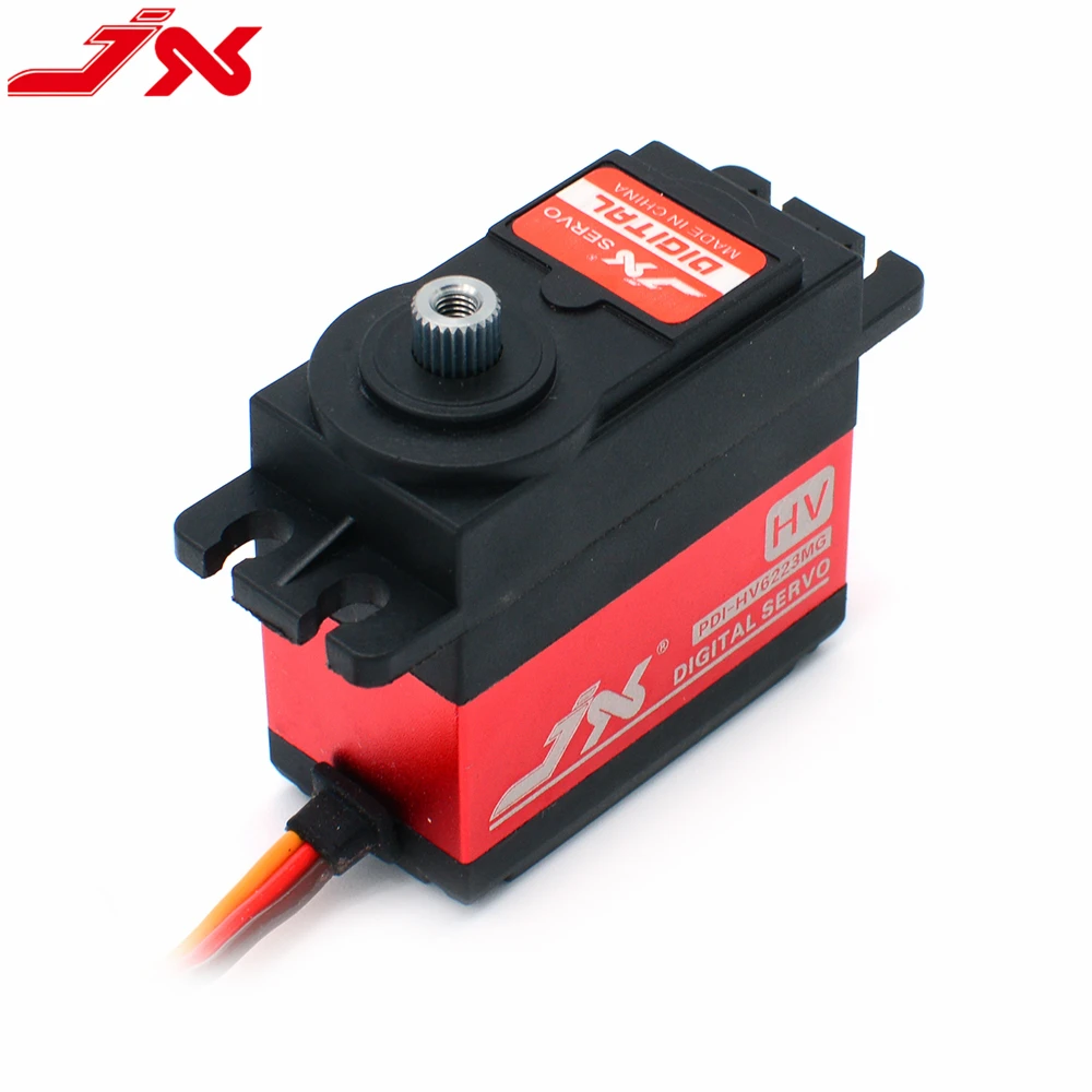 JX PDI-HV6223MG 62g 23kg.cm@8.4V High Precision Metal Gear Digital HV Standard Servo for 1/8 1/10 RC Cars Robot Airplane Drone