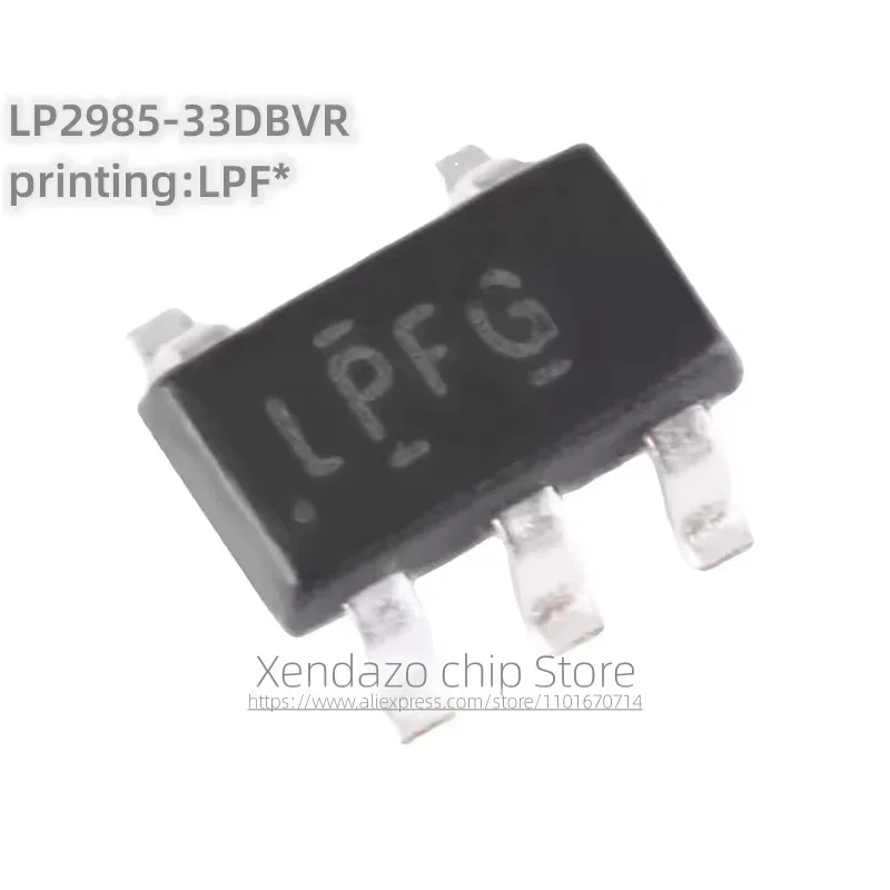 50pcs/lot LP2985-33DBVR printing LPF* SOT23-5 package Original genuine Voltage regulator chip