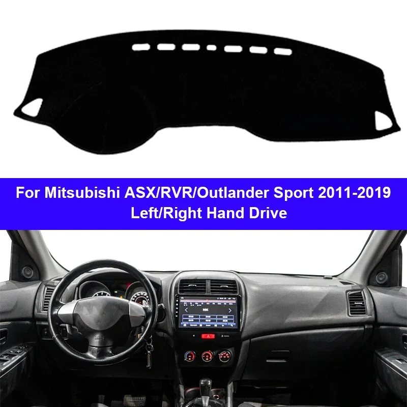 

Для Mitsubishi ASX RVR Outlander Sport 2011-16 2017 2018 защитная накладка на приборную панель автомобиля силиконовый нескользящий коврик автомобильный солнцезащитный козырек