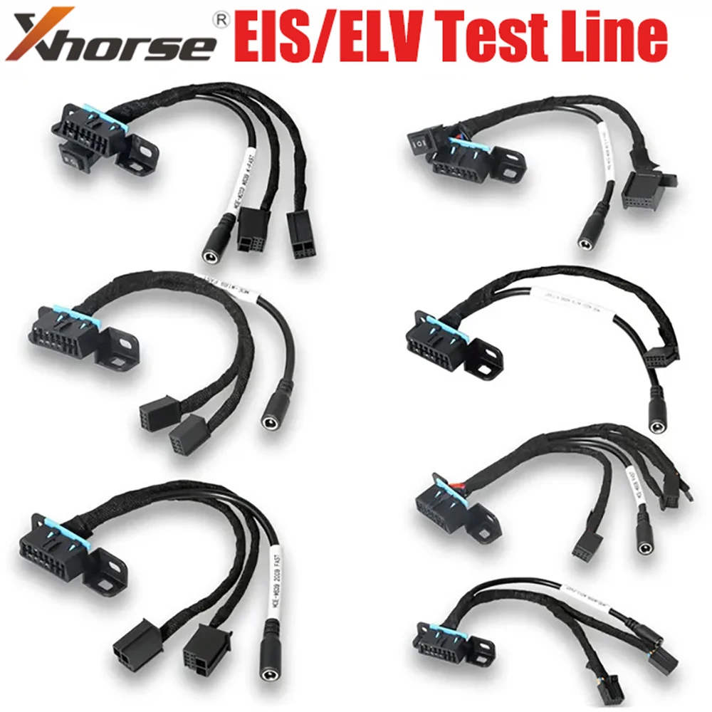 Original 7PCS Test Line Cables for Benz All EZS W209/W211/W906/W169/W208/W202/W210/W639 for Mercedes Locks OBD EIS ELV Test Line