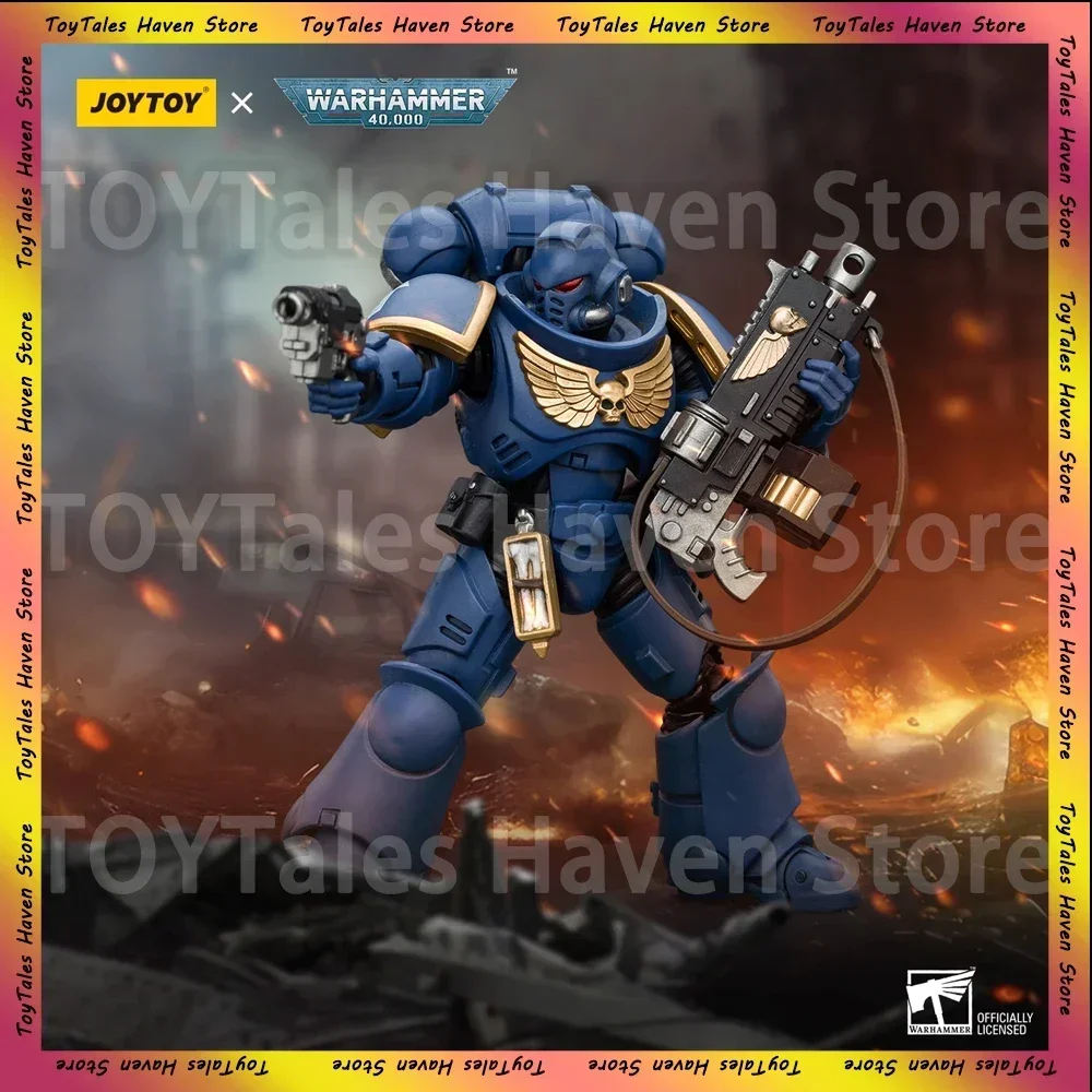 [AUF LAGER] JOYTOY 1/18 Action Figure Warhammer 40K Ultramarines Intercessor Anime Militär Modell Spielzeug