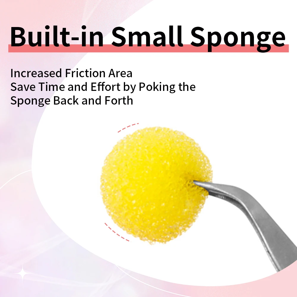 30ml Eyelashes Tweezers Cleaner Eyelash Extensions Accessories Lashes Tweezers Cleaning Sponge Eyelash Tweezers Glue Remover