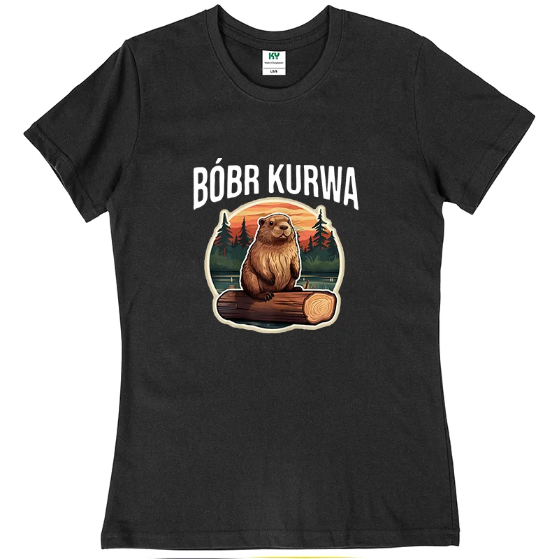 Bober Kurwa Bobr T Shirt Retro Funny Meme Trend Y2k T-Shirt grafica morbida Unisex 100% cotone Tee top taglia ue