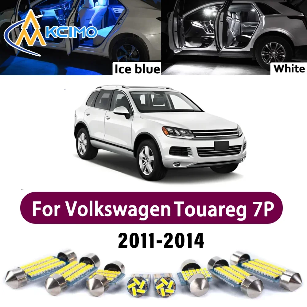 

LED Canbus Interior Reading Dome Vanity Mirror Light Kit For Volkswagen Touareg 7P 2011-2014 Premium Easy Install Bright Lights