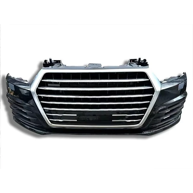 

STLF TJH High quality High Quality Front Bumper for Q5 2017-2020 Front Lip Body Kit with Grille Radiator Fan Parking Sensing