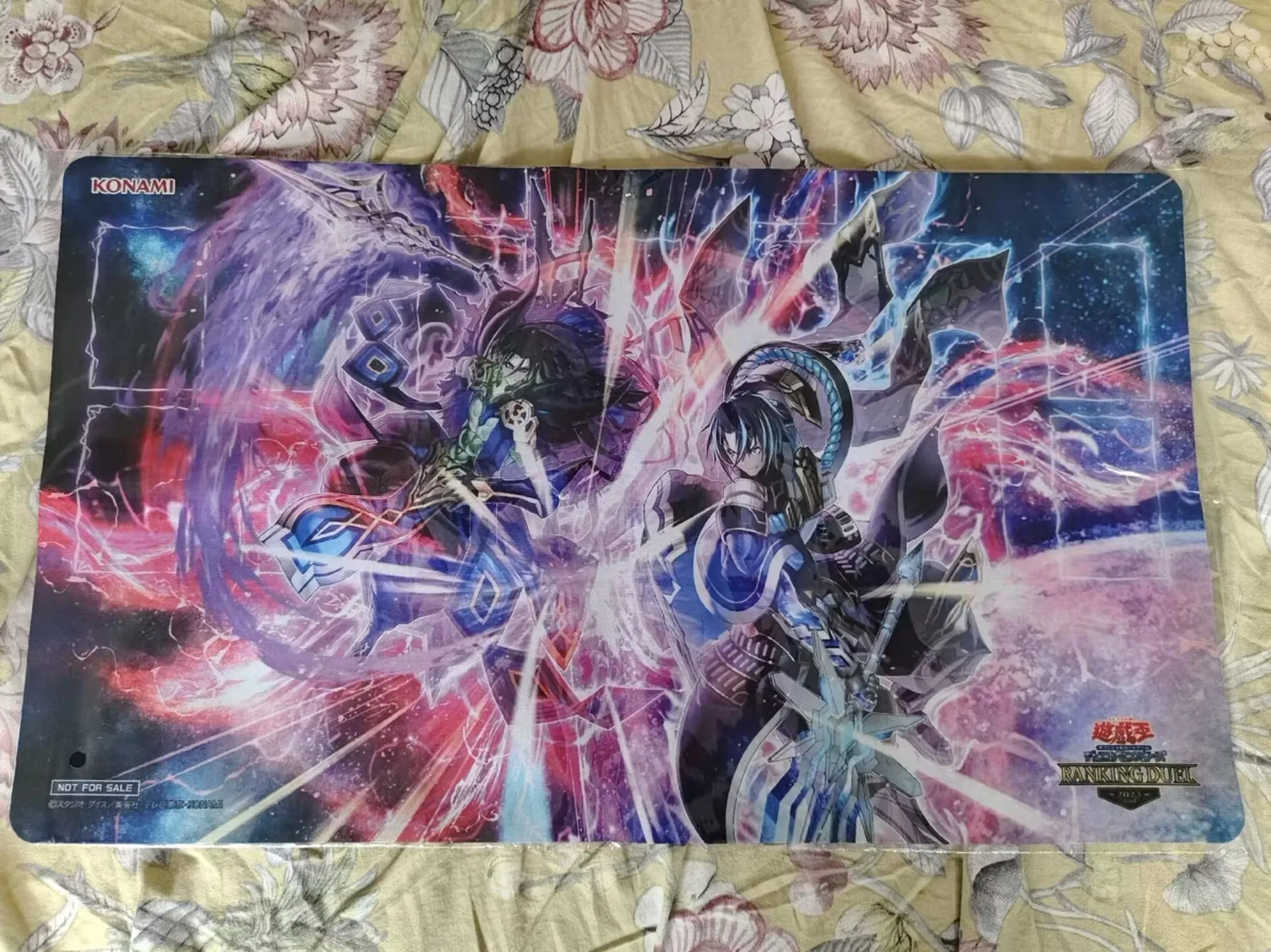 Yugioh KONAMI Duel Monsters RANKING DUEL Realm Eulogy Visas Collection Official Playmat Mat Table Play Pad