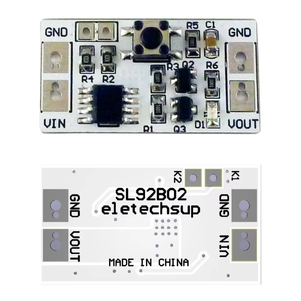 SL92B02 DC 3.3V 5V 12V Bistable Self-locking Electronic Switch Board for Arduino UNO MEGA2560 ESP32 ESP8266 LED Motor