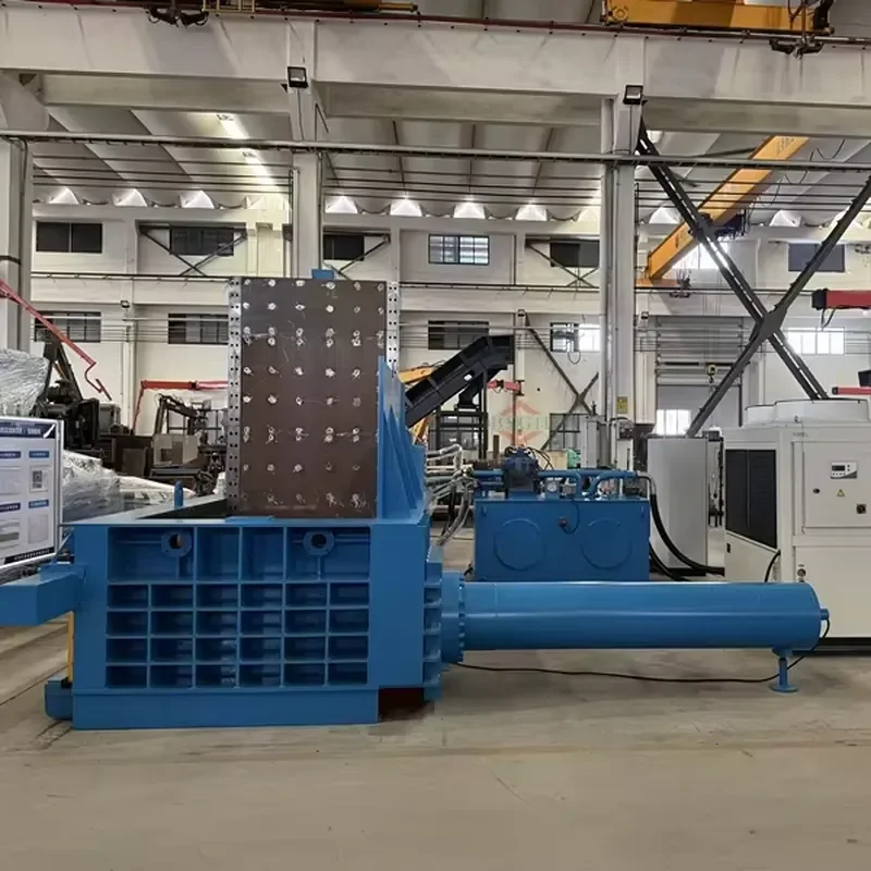 Crusher 2025 Packing 315T Metal Pressing Aluminum Cans Baler Hydraulic Machine for Recycling for Sale to Spain