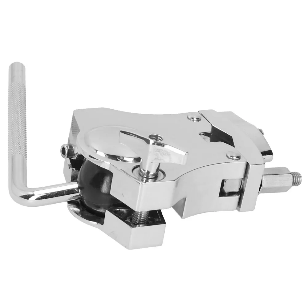 Premium Metal Tom Drum Rack Mount Silver Color Drum Mount Bracket Percussion Mounting Bracket For Drum