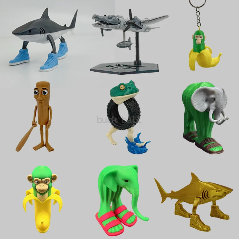 

New Tung Tung Sahur Italian Brainrot Wooden Stick Creative Toys 3d Printing Key Chain Desktop Decoration Doll Toys Kids Gifts