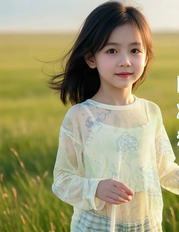 Girls Mosquito and Sun Protection Clothing Summer Thin Mesh Breathable T-shirt UV Resistant Children Air Conditioning Shirt