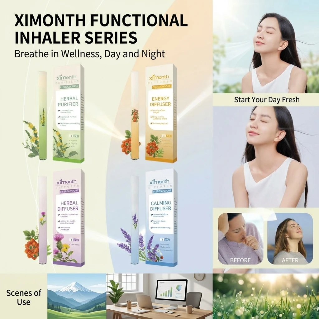 Lung Cleaning Air Freshener Pen for Relaxation Sensory Clear Breathing Personal Care Resting Tool