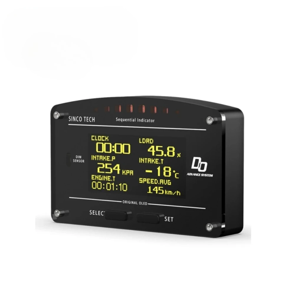 Multi-Function Race Dash Panels OLED Display Dashboard OBDll Bluetooth Connection 11000RPM Racing Gauge Fit for 12V Car