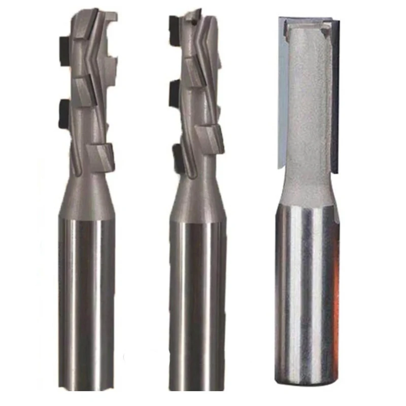 Diamond PCD Cnc Milling Cutter Two Flute Spiral Shank Cleaning Bottom Endmill Turning Tools CVD Slotter Router