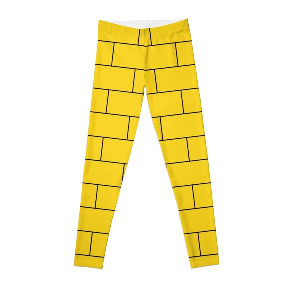 

Yellow Brick Leggings workout clothes for sportswear gym Jogger pants Womens Leggings